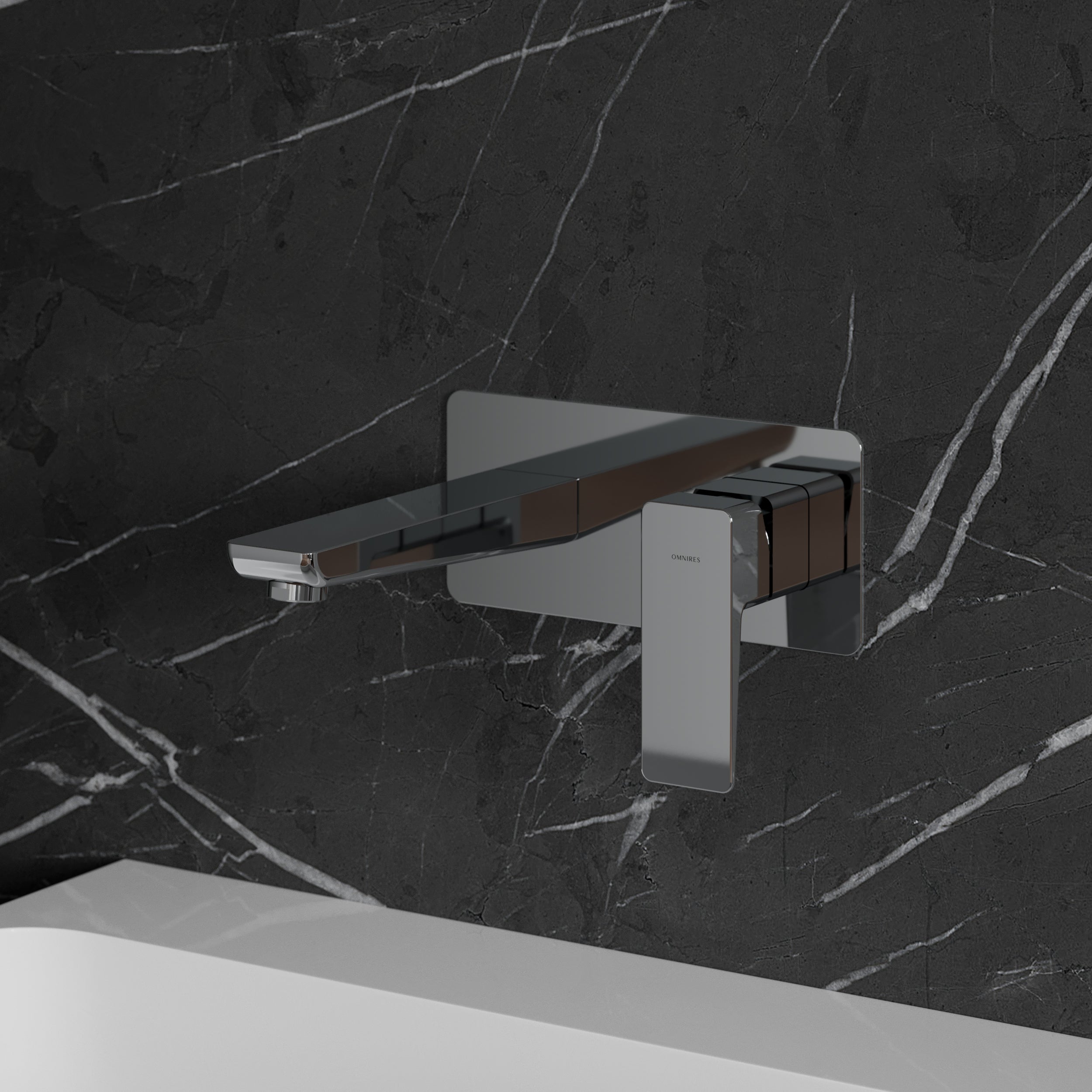 Unterputz-Waschtischarmatur PARMA aus Messing – elegantes Design in Chrom