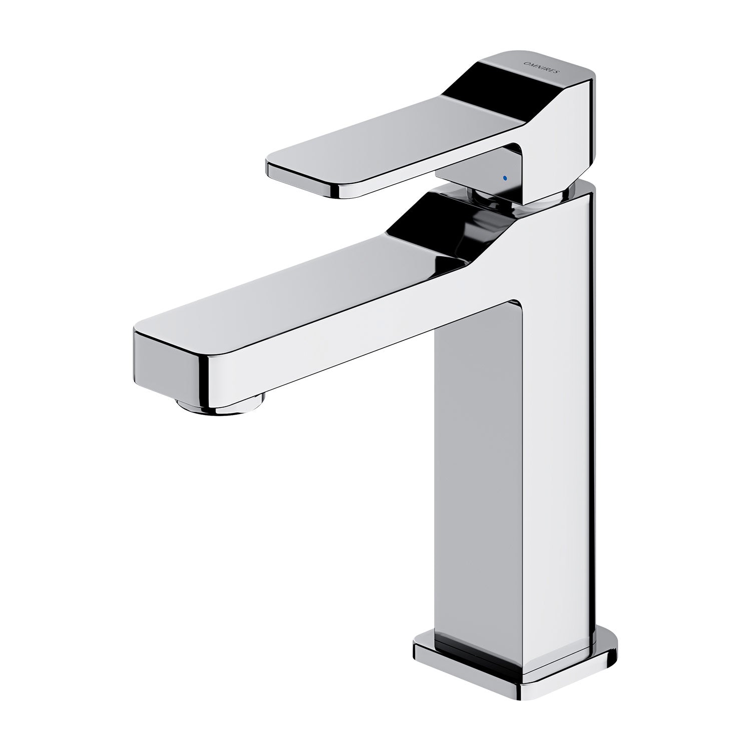 Detail der SLIDE Waschtischarmatur – flacher Waschtischmischer