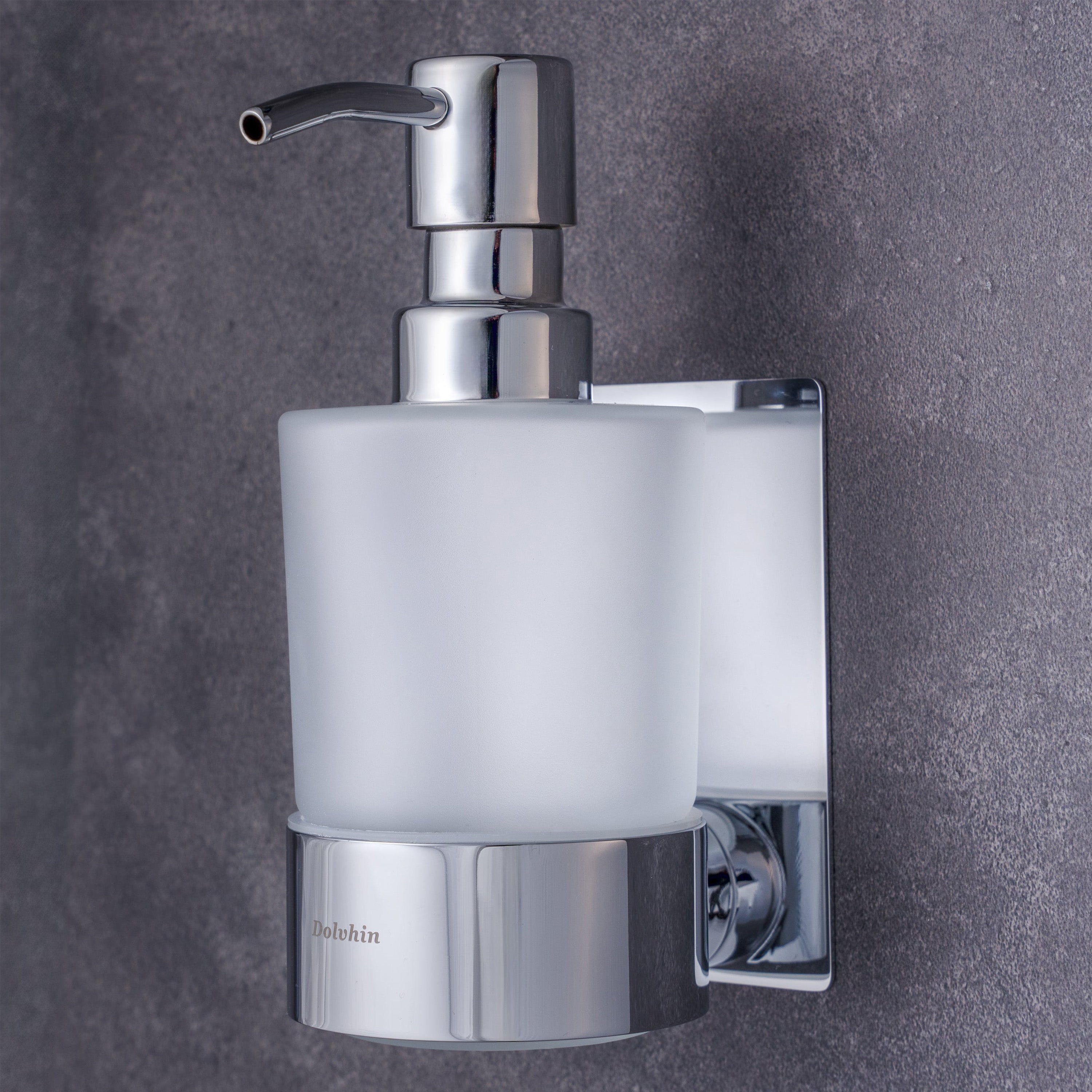 seifenspender wandbefestigung ohne Bohren Chrom poliert