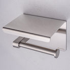 toilettenpapier-halterung zum bohren oder kleben silber gebürstet