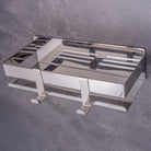 Duschablage zum kleben oder Bohren Duschkorb Chrom poliert