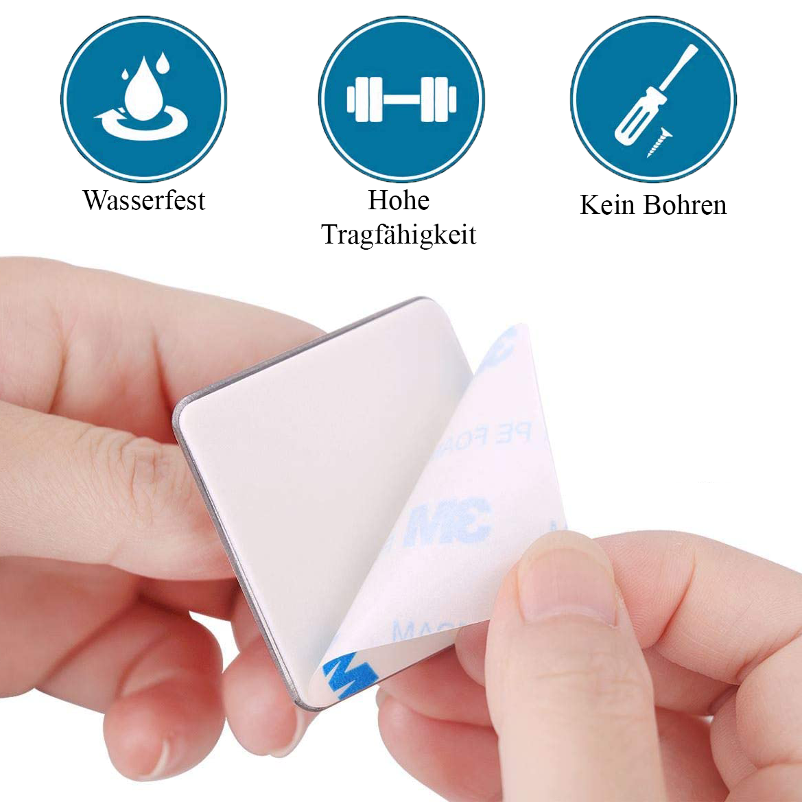 Wandhaken aus Edelstahl für Bad & Küche