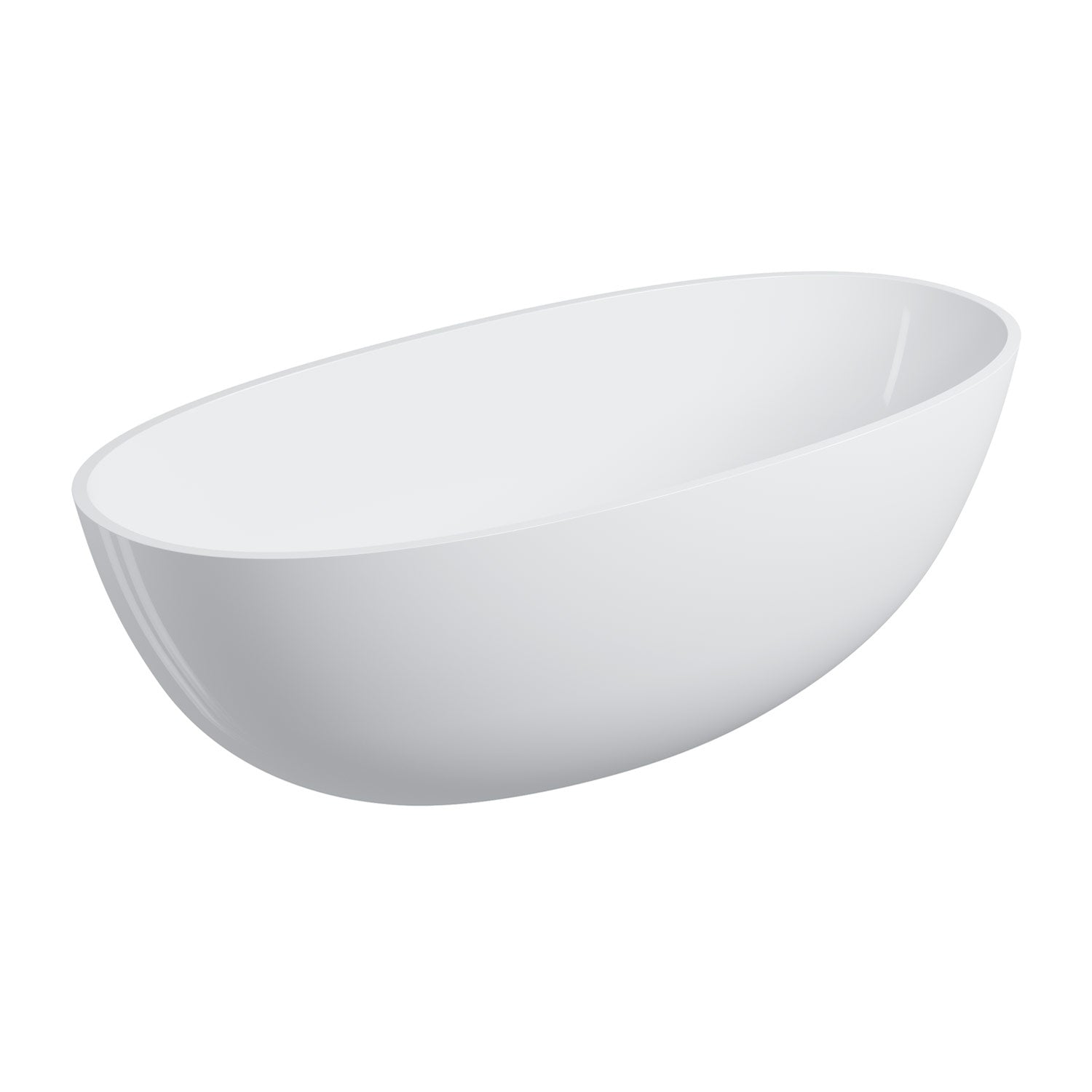Detail der samtweichen Oberfläche der Shell M+ Mineralguss-Badewanne – hochwertig & pflegeleicht