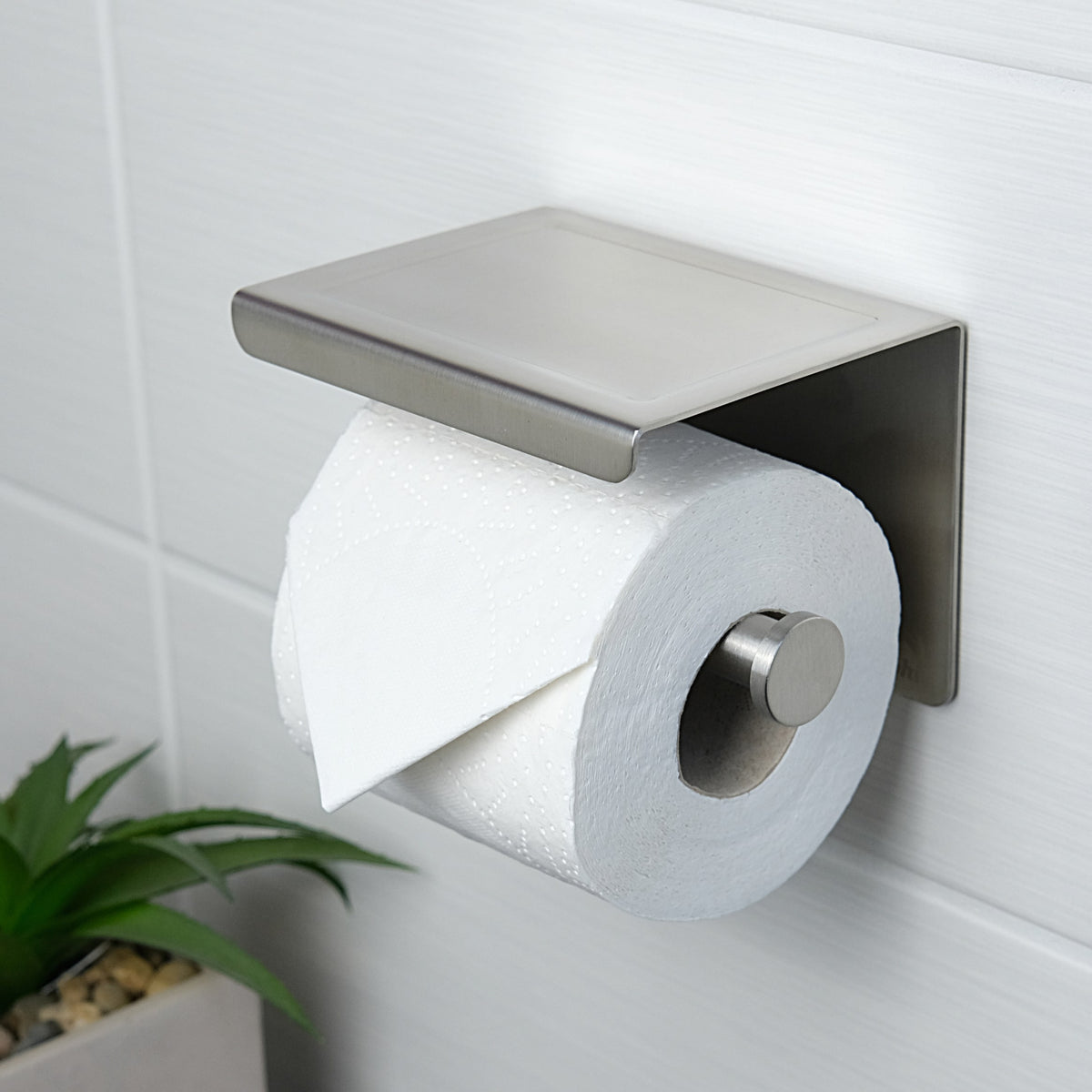 TQKAG Badezimmer Set 5-teilig – Handtuchhalter, Toilettenpapierhalter & Haken, Gebürstetes Gold